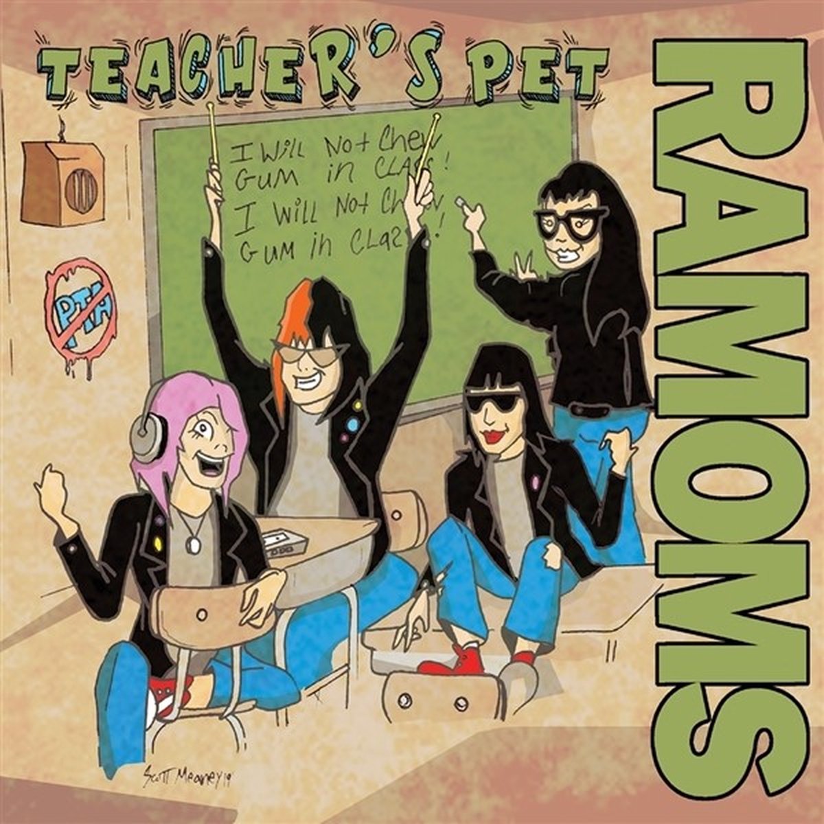 Ramoms - Teacher's Pet (7" Single) (Coloured Vinyl)