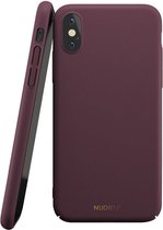 Nudient Thin Case V2 Apple iPhone X/XS Hoesje Back Cover Rood
