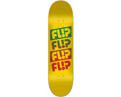 Flip Quatro faded yellow- Skateboard Deck 8.0