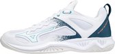 Mizuno Ghost Shadow - Sportschoenen - wit/blauw - maat 38.5