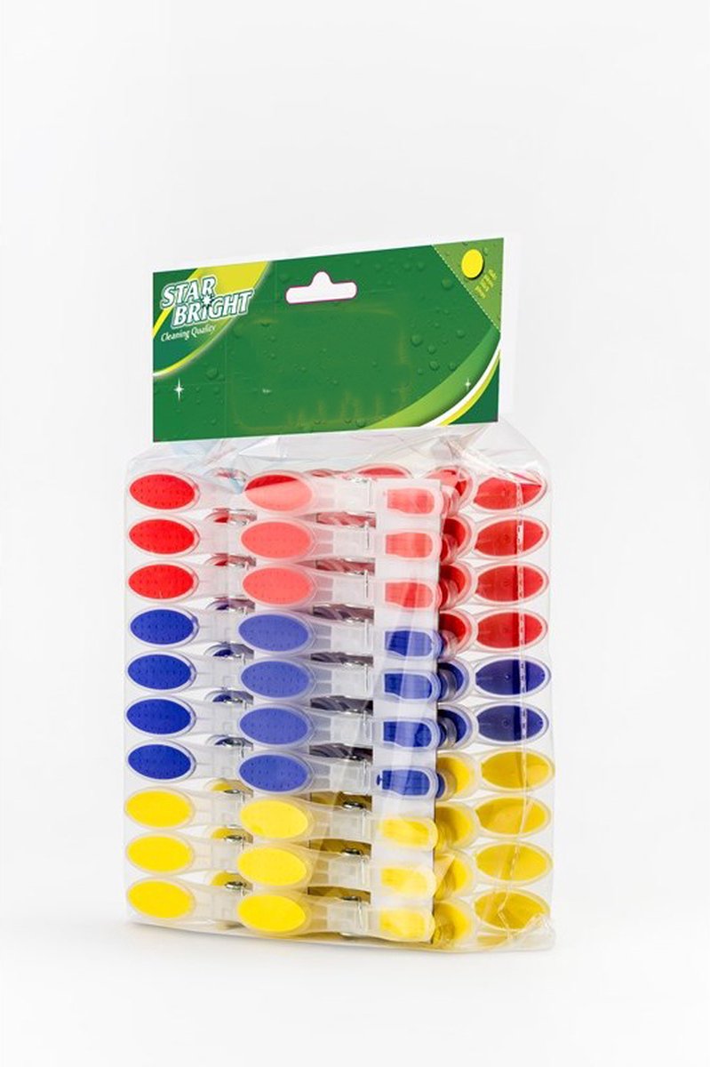 Goedkoopste Starbright Wasknijpers soft grip 40st