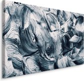 Schilderij - Abstractie in Grunge Stijl, Premium Print