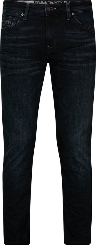 Petrol Industries - Heren Seaham Tracker Slim Straight Fit Jeans jeans - Blauw - Maat 28