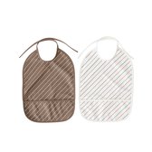 Oyoy Set 2 Slabben | Striped Mellow/ Choko