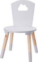 KidCollection Kinderstoeltje - 32 x 32 x 50 cm - Wit