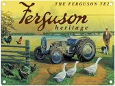 Ferguson TE20 Heritage  2   Metalen wandbord 30 x 40 cm
