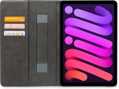 Apple iPad Mini 6 (2021) Hoes - Mobilize - Premium Folio Serie - Kunstlederen Bookcase - Zwart - Hoes Geschikt Voor Apple iPad Mini 6 (2021)