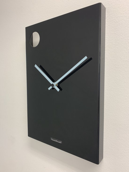 Horloge murale ChantalBrandO ODYSSEE BLACK -- DESIGN MODERNE --