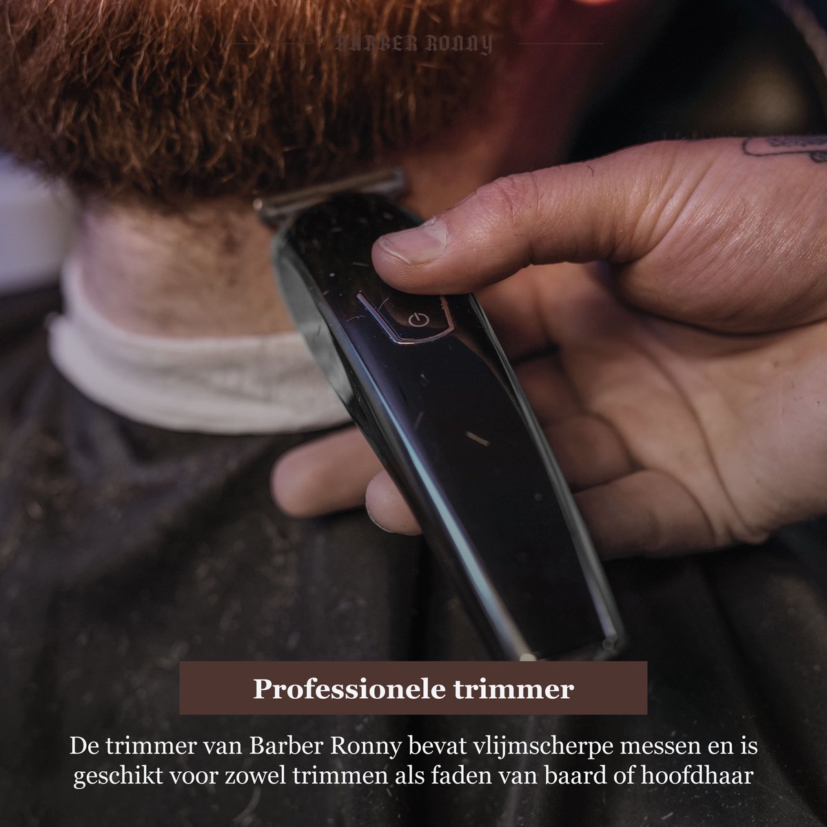 BarberRonny 5 in 1 Baardtrimmer voor Mannen - Trimmer - Bodygroomer - Multigroomer - Zilver thumbnail 2