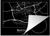 KitchenYeah® Inductie beschermer 57.6x51.6 cm - Rotterdam - Kaart - Stadskaart - Plattegrond - Kookplaataccessoires - Afdekplaat voor kookplaat - Inductiebeschermer - Inductiemat - Inductieplaat mat