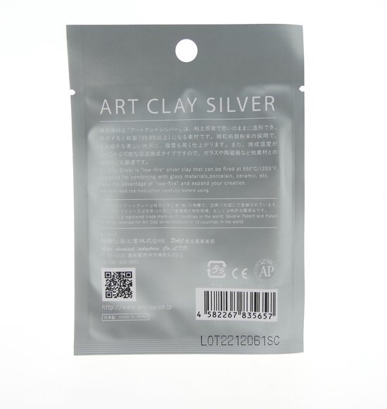 Art Clay Silver - Zilverklei - 7 gram - Laat jouw creativiteit de vrije loop met zelfgemaakte zilveren sieraden. - Art Clay Silver
