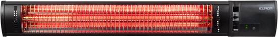 Eurom - Golden Shadow 2500 - Terrasverwarmer - Terrasverwarmer elektrisch - Aluminium - Zwart