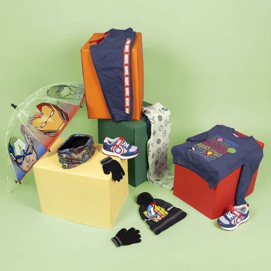 Marvel Avengers Winter Set Bonnet, écharpe et Gants - Coffret cadeau