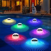 2 stuks solar zwembad verlichting - RGB zwembad verlichting - jaccuzzi solar verlichting