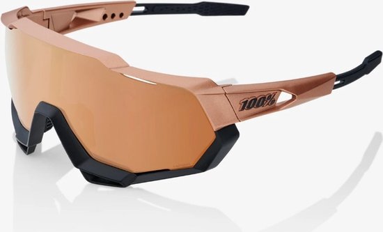 100% Speedtrap - Matte Copper Chromium/Black - HiPER Copper Mirror Lens