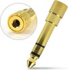 3.5mm female naar 6.3mm male jack - Gold Plated adapter - stereo hoofdtelefoon audio converter - jack plug prefect voor digital piano