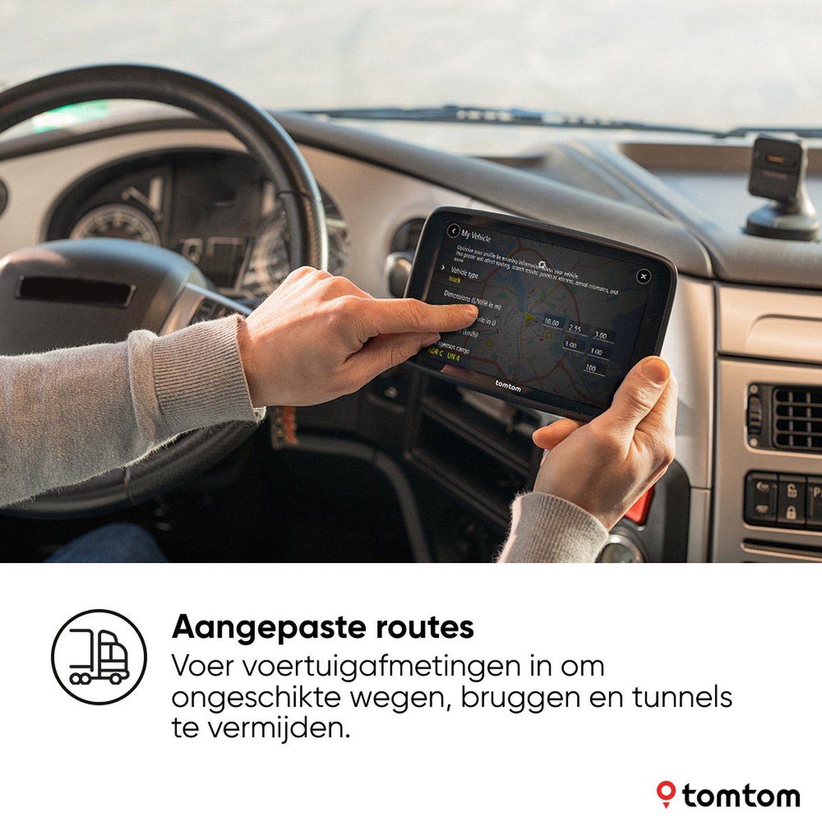 TomTom GO Expert 7 PLUS Premium Pack - Vrachtwagennavigatie - Wereld thumbnail 5