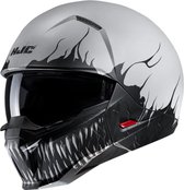 Hjc I20 Scraw White Black Mc10Sf Open Face Helmets 2XL - Maat 2XL - Helm
