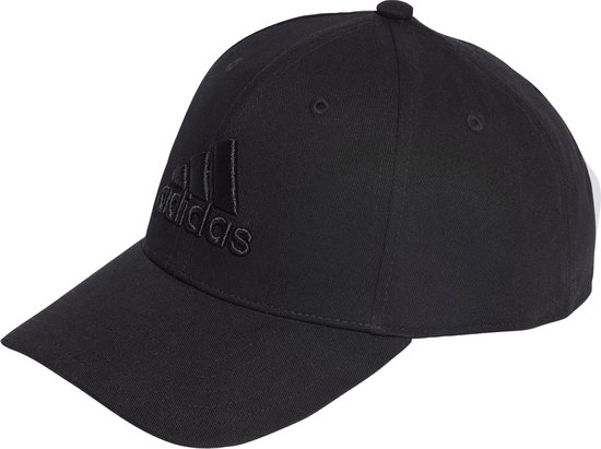 adidas Sportswear Big Tonal Logo Baseball Cap - Unisex - Zwart- Volwassenen (M/L)