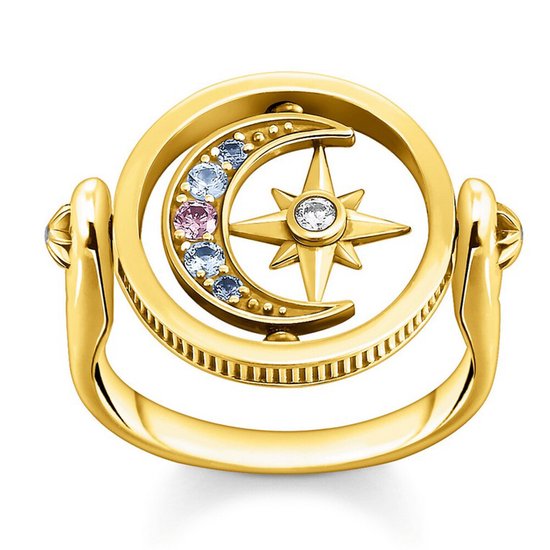 Thomas Sabo - Dames Ring - 750 / - geel goud - zirconia - TR2377-959-7-50