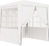 vidaXL Tente de réception avec vidaXL Professional 90 g/m² 2,5x2,5 m Blanc VDXL_48518