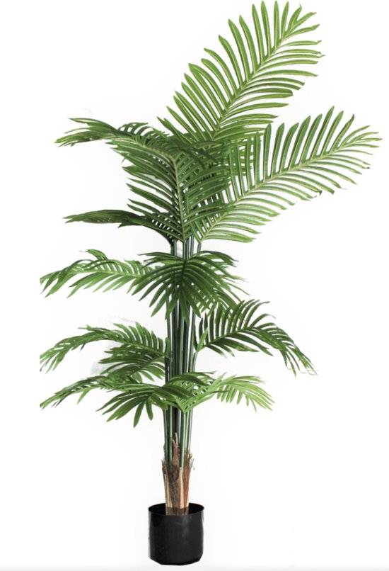 Kunstpalm 150 cm | Palm Kunstplant | Kunst palmplant | Grote Kunstplanten | Kunstplanten voor Binnen | Kunst Arecapalm