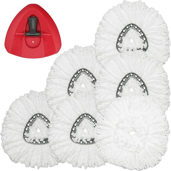 Vileda Turbo 2 In 1 EasyWring & Clean spare head double pack, 2 pieces Vileda Turbo 2 In 1 EasyWring & Clean spare head double pack, 2 pieces