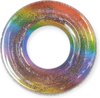Zwemband voor kinderen - Opblaasband - Regenboog - Glitter - Opblaasbaar - Ø 70 cm - Zwembad Speelgoed