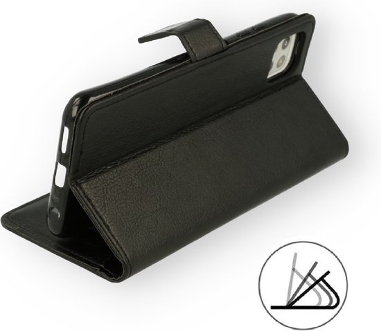 Motorola Moto G9 Power Case Zwart - Wallet Book Case - Porte-cartes et languette magnétique et Protecteurs d'écran en Verres