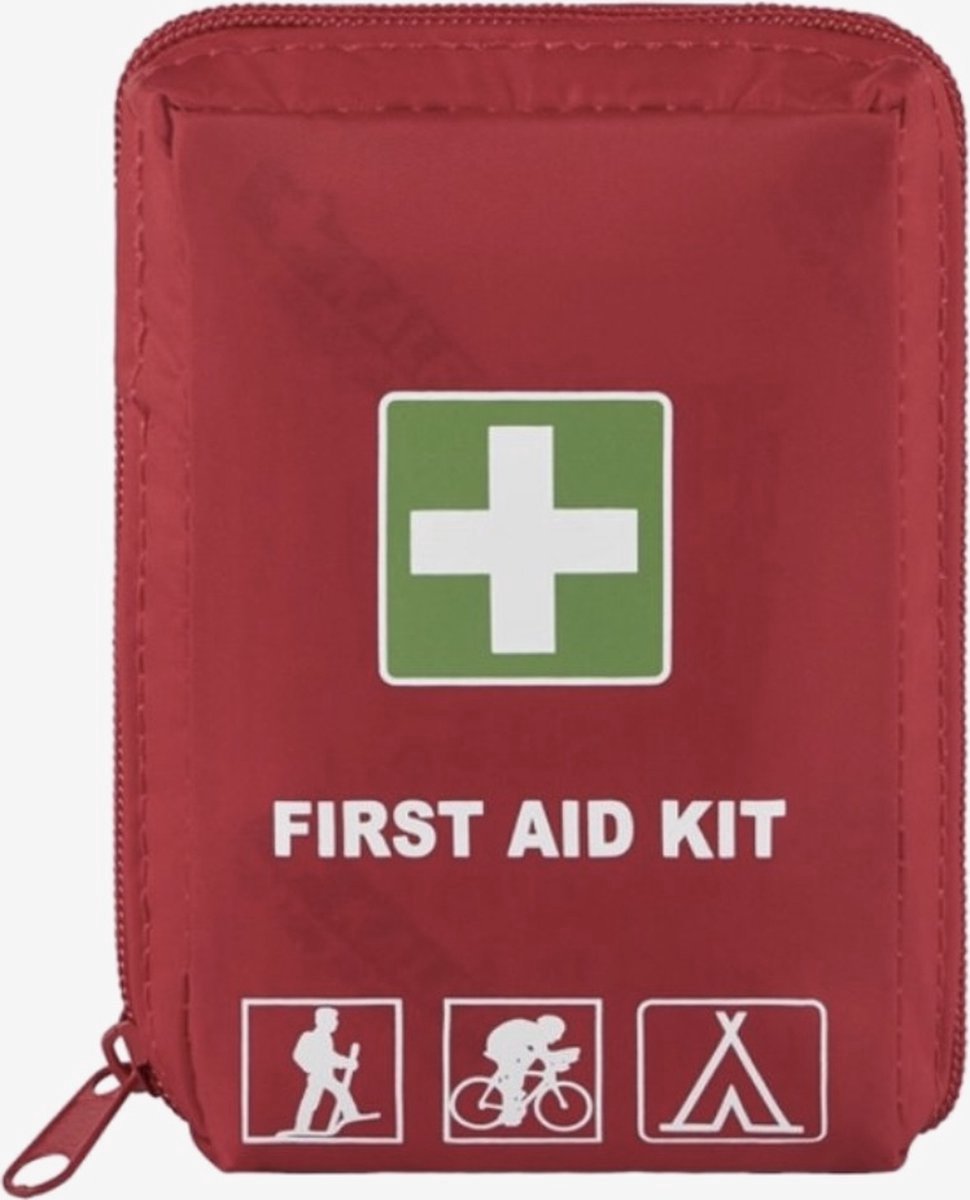 Goedkoopste EHBO kit - 38 delig reisset eerste hulp auto reis set - SENSIPLAST verbandtas - autoverbandset - first aid kit tas - compact reiskit - EHBO doos