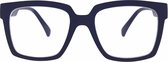 Noci Eyewear TCB031 Remo leesbril - sterkte +1.50 Zwart - Groot montuur - inclusief opbergpouch