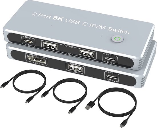 Switch KVM USB 3.0 Sounix - 2 PC partageant 4 x ports USB 3.0 - Adaptateur  Switch 