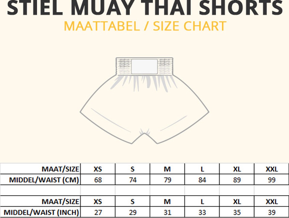 Stiel Muay Thai Short- Broekje - Groen / Blauw / Marine - S