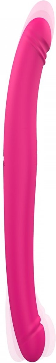 Dorcel - Orgasmic Double Do - Dubbele Vibrerende En Stotende Dildo - Roze