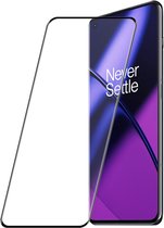 Full-Cover Tempered Glass - Geschikt voor OnePlus 11 5G Screen Protector - Zwart