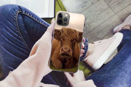 Coque iPhone 13 Pro - Highlander écossais - Animaux - Berg - Siliconen