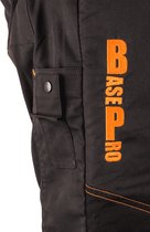 SIP Protection BasePro 1RG1 Tronçonneuse-Bavet - Salopette - Taille: L - gris anthracite / noir; orange fluo