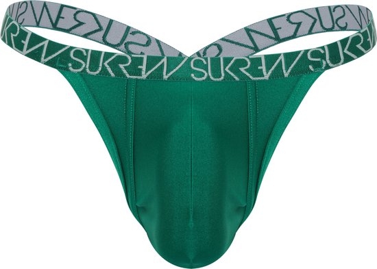 Sukrew Bubble String Emerald Groen - Maat S - Heren String - Mannen Ondergoed