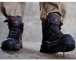 No Risk Blackrock Hoog S3 Zwart Werkschoenen Heren