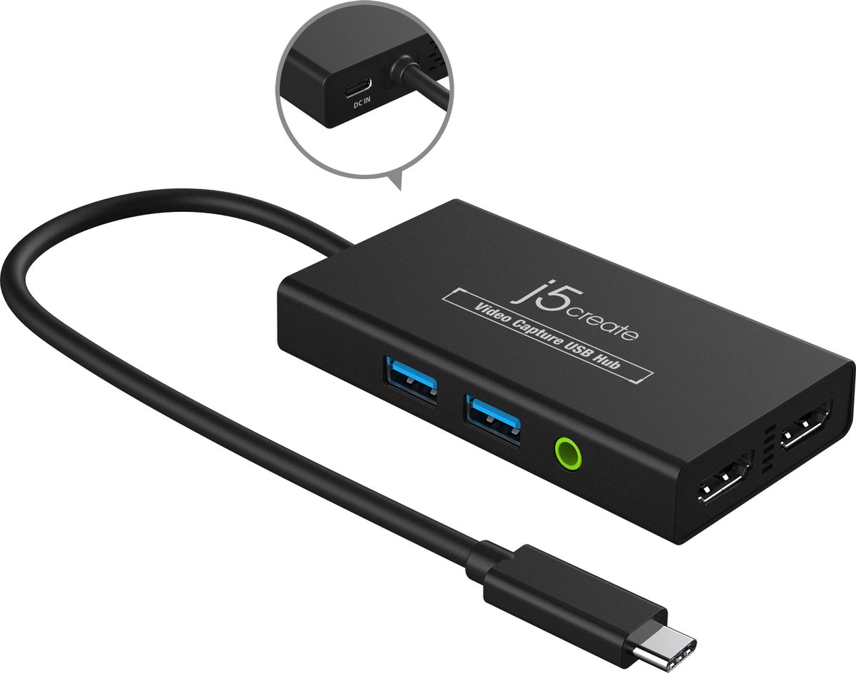 j5create Video Capture USB-hub