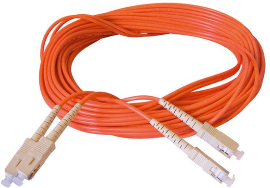 MUSIC STORE LWL Câble Madi 2m SC- Jumper Twinkabel 50/125 - Câble fibre optique