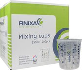 FINIXA Mengbekers 650ml - 200 stuks