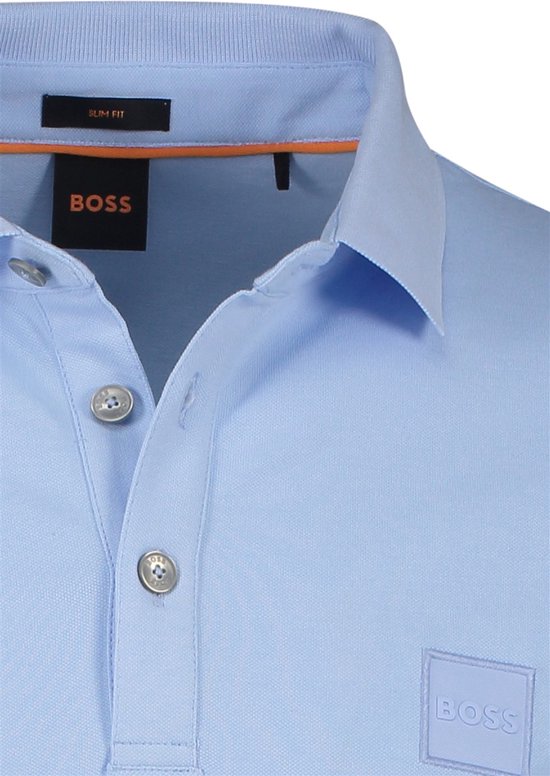 Polo Hugo Boss Orange lichtblauw