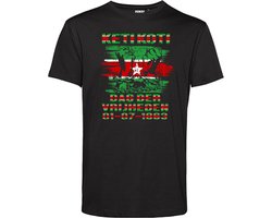 T-shirt Keti Koti Dag der Vrijheden | Keti Koti | Suriname shirt| Slavernij Verleden | Zwart | maat XL