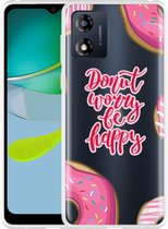 Cazy Hoesje geschikt voor Motorola Moto E13 4G Donut Worry