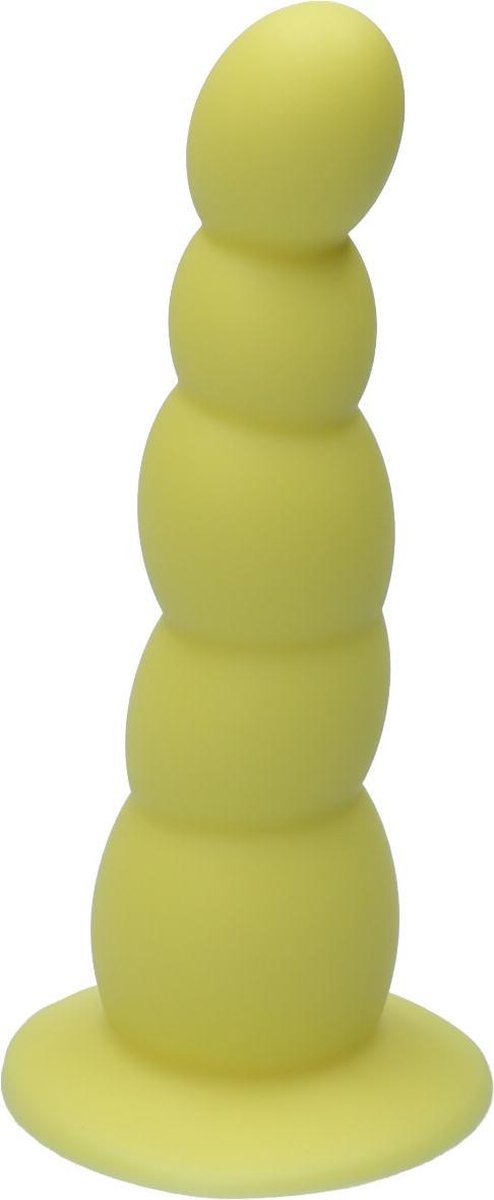 Goedkoopste Ylva & Dite - Circe - Siliconen Anale / Vaginale dildo - Made in Holland - Geel