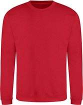 Vegan Sweater met lange mouwen 'Just Hoods' Fire Red - XL