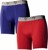 Q1905-Quick Heren Boxer 2-Pack  -  Blue / Red