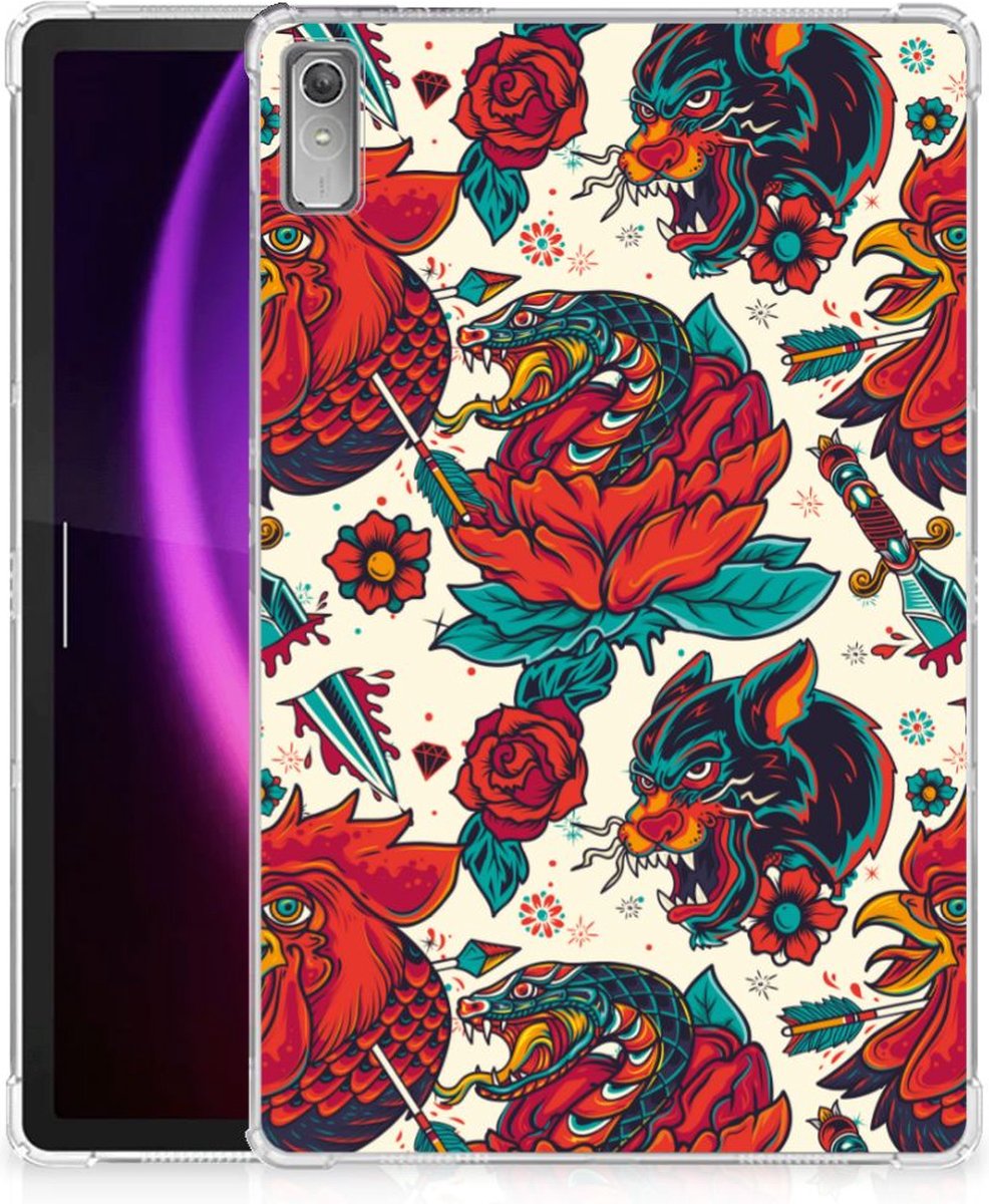 Tablet Backcover met foto voor Lenovo Tab P11 Gen 2 Old Skool