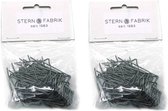 Agrafes enfichables Stern Fabrik - 100x - 35 mm - agrafes/agrafes/clips pour brevets